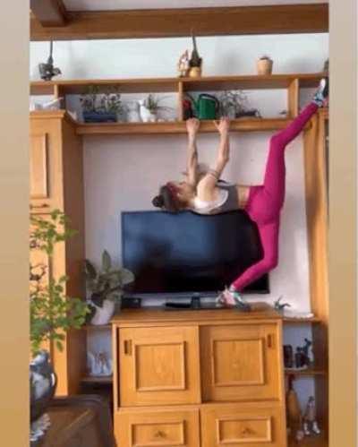 trying to water plants upside down