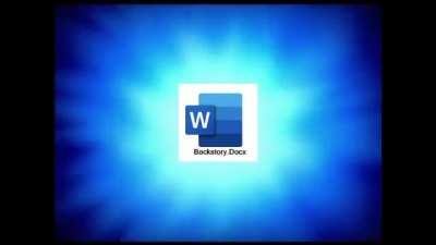 A Perfectly Normal and Sensible Way to Tell Your DM You Finished Your Backstory