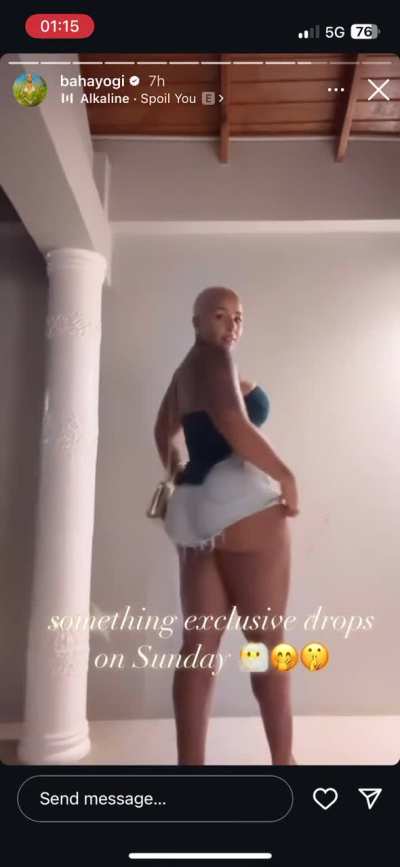 What is she dropping on Sunday?