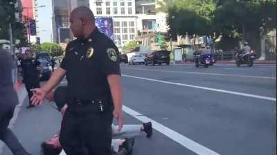 attempt to protest in the middle of a presidential motorcade