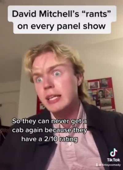 Spot on David Mitchel rants!