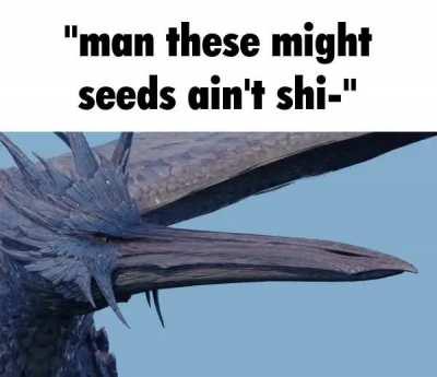 Velkhana hits rock bottom and turns into a might seed crackhead 😔😔😔😔😔