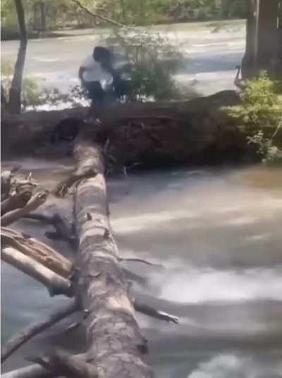 He gave that goose the ol’ one-two 