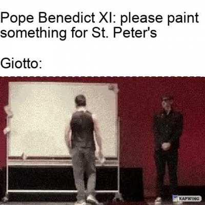 An the Pope loved it.