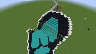 This thing took my 2 hours and 24 minutes but I finnaly finished it. This is my first minecraft domino and hope you like it(And sorry for the bad sound quality, pls forgive me)