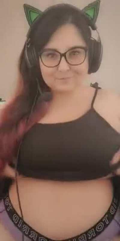 Suck on my titties while I game?
