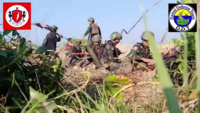 [Myanmar/Burma] Guerrillas shoot at a Junta-owned ship on the Dawei River with small arms, including a Type 63 assault rifle and M79 grenade launcher [3/4/2025]