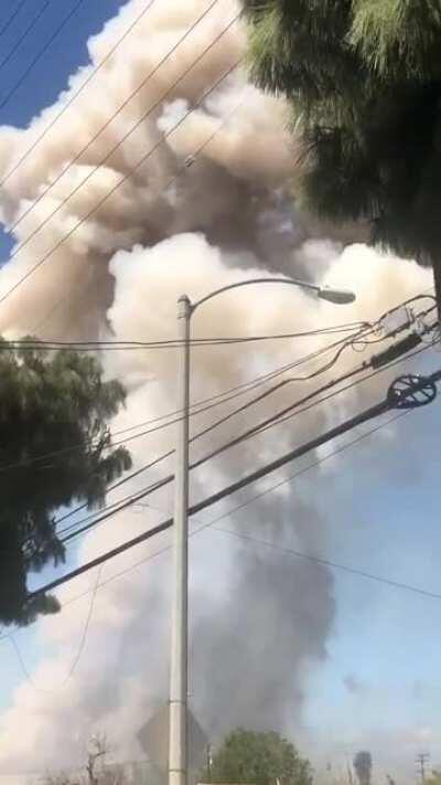 Apparent video of Ontario house explosion