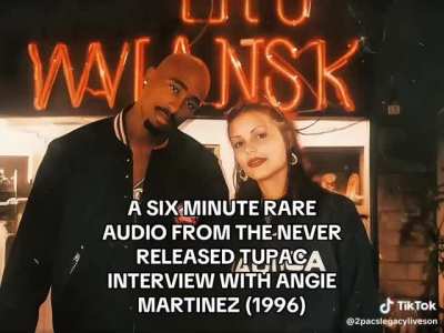 Snippet from Angie Martinez unreleased interview with Tupac.