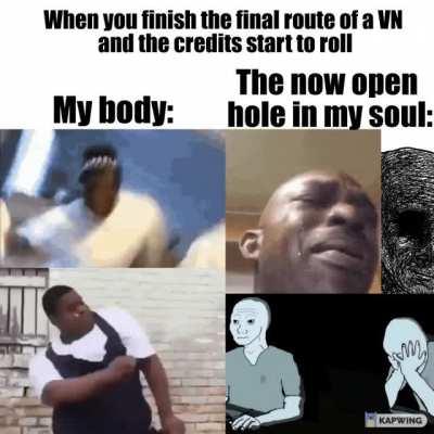 Its a perpetual cycle of bliss and torment :(