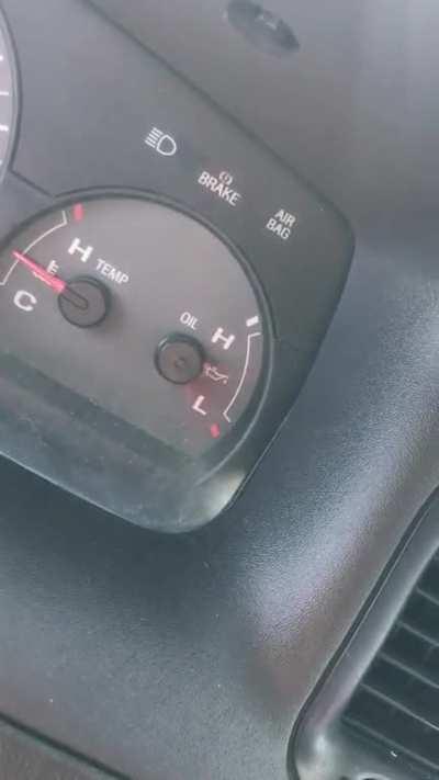 Oil pressure switch or cluster issue??
