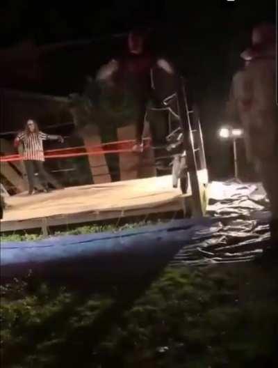 HMB while I show off my pro wrestling skills