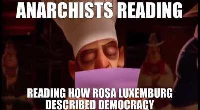 Nooooo, I thought she was the Wholsome 100 libertarian socialist😭😭😭