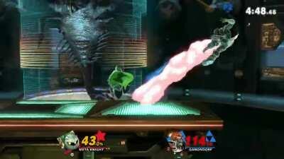 After posting about it on r/SmashBrosUltimate in the past, I learned that a lot of people don't even know that this is a thing, but it's one of my favorite Meta Knight techniques: Presenting, the CONDOR DIVE META KNIGHT TECH! A special way to consistently