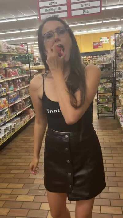 I love to flaunt my hairy box in public