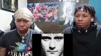 Phil Collins + two teens hearing him for the first time = gold