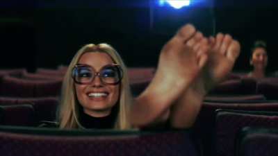 Margot Robbie's feet scenes in Once Upon A Time In Hollywood.