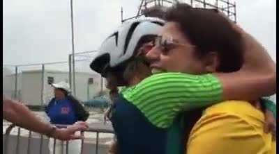 In the 2016 olympics, Flavia Oliveria ended the cycling race in 7th place. Even though that's the best placing that Brazil ever got, almost no one, not even from the Brazilian Cycling Confederation, appeared to celebrate the result with her... and then he