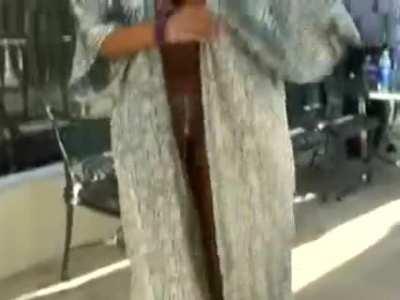 Candice Michelle ivolt behind scene