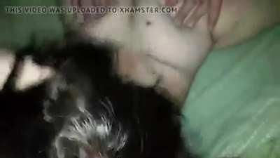 Sharing girlfriend in passionate spitroast