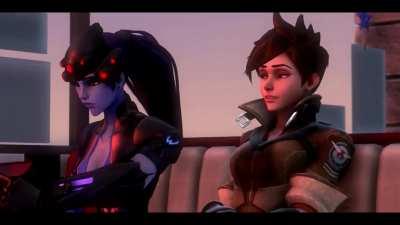 Futanari widowmaker x tracer (Dominothecat)[Devious Suprise](short movie)