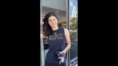 Alexandra Daddario - casual on IG