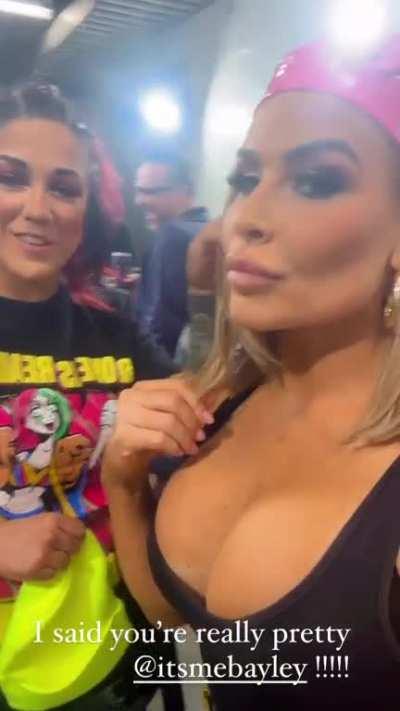 Natalya and Bayley: Backstage at Monday Night RAW