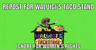 Waluigi’s Taco Stand My Dudes
