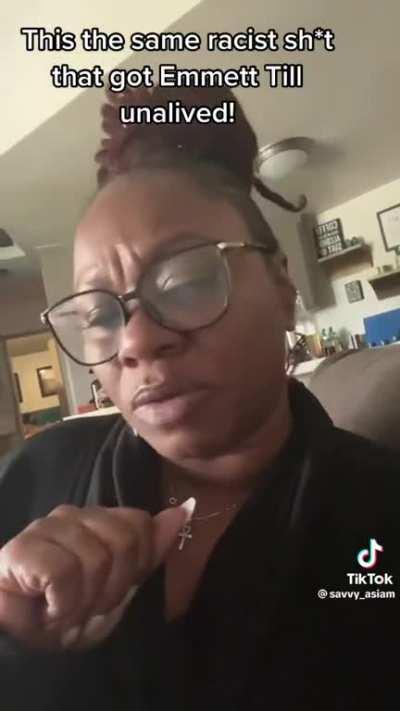 Not wanting to be touched is racist guys.