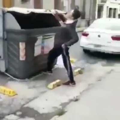 WCGW opening this dumpster