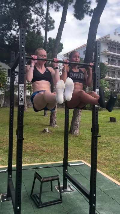 Malin Ingeborg Nyfors and Lakeri Ertzgaard - Norwegian sprinters