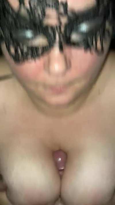 Titty fucking him till he cums