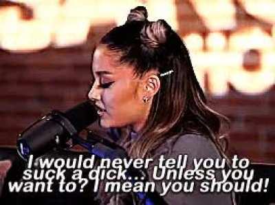 Goddess Ariana Demands you suck cock Live.. you won't disappoint will you? Sissy