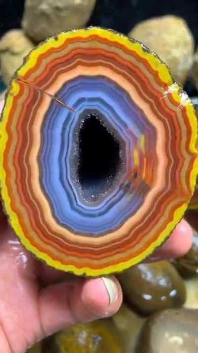 Opening a geode