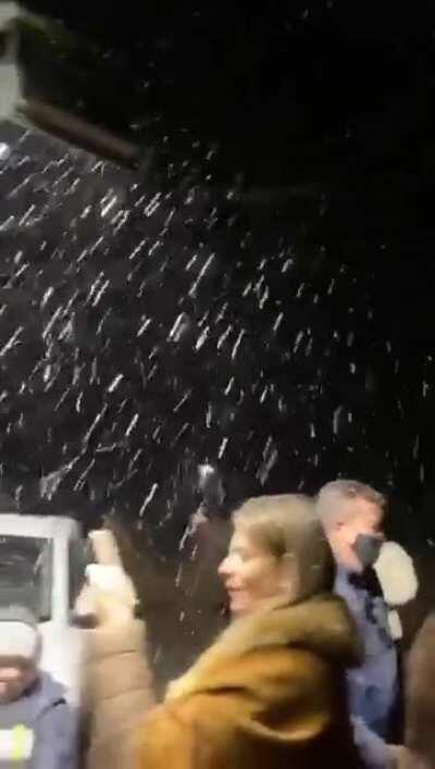 There's no winter in Brazil, they said. This is happening now in Santa Catarina and Rio Grande do Sul.