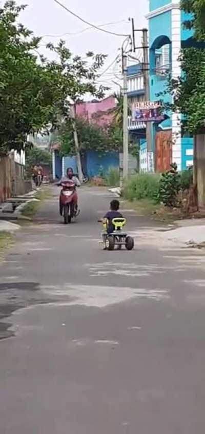 He was asking for it