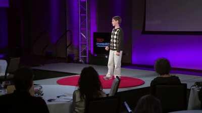 Third grader explains why schools should have video games - TED Talk