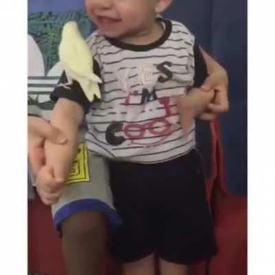 What did she expect from a kid !