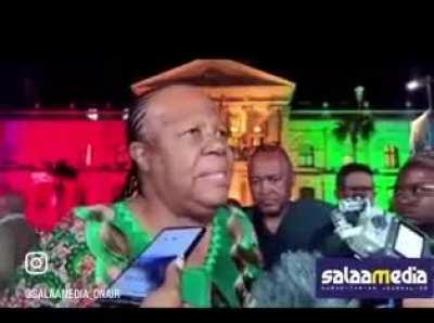 South African foreign minister Naledi Pandor speaking to the Press on the threatening messages she & her family have been receiving: “ This is par for the course, the Israeli agents—intelligence services this is how they behave & they seek to inti