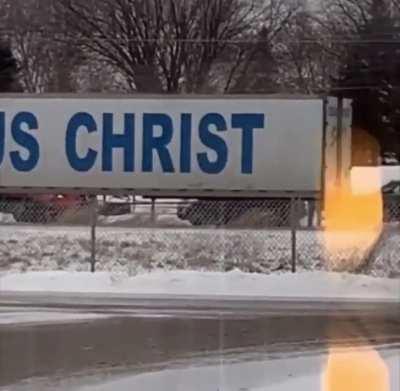 Finally, an accident with subtitles.