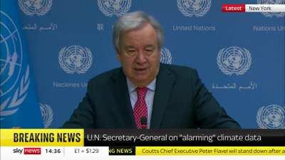 UN chief claims 