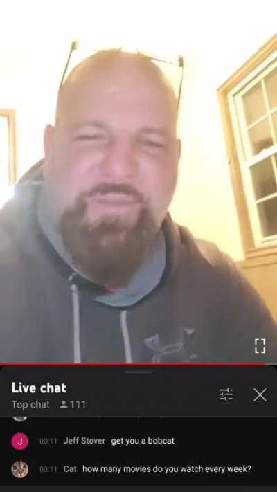 Clip from his recent livestream. This is possibly the craziest thing I have ever heard him say