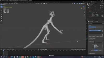 What would you do if an alien ran towards you like this?