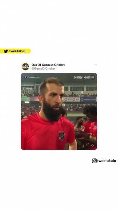 How did they even allow this guy to take interviews 😭