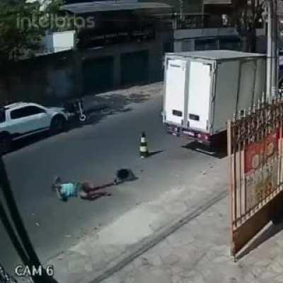 WCGW while fighting traffic cone