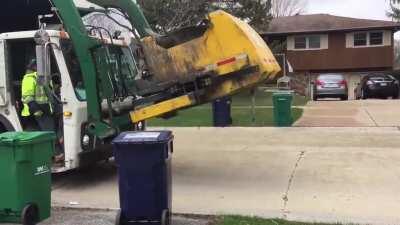 Just taking out the trash...