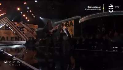 Miss WORLD CHILE Semifinalist Stuns Judges By Performing A Song From Her Own Death Metal Band🤯