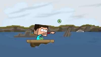 minecraft speedruns be like.