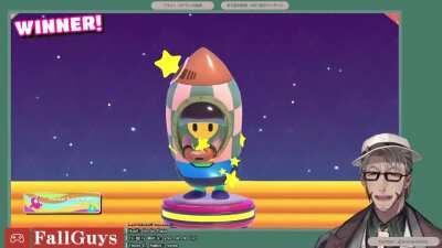 Arurandeisu's 1st win for Fall Guys Season 4