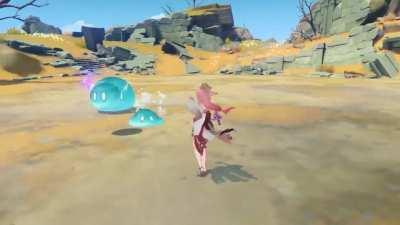 Yae Gameplay against Enemies via abc64